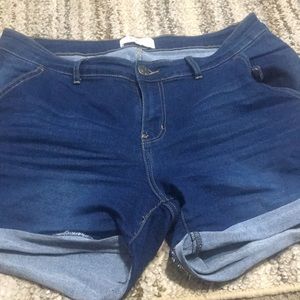 Blue jean shorts only worn once